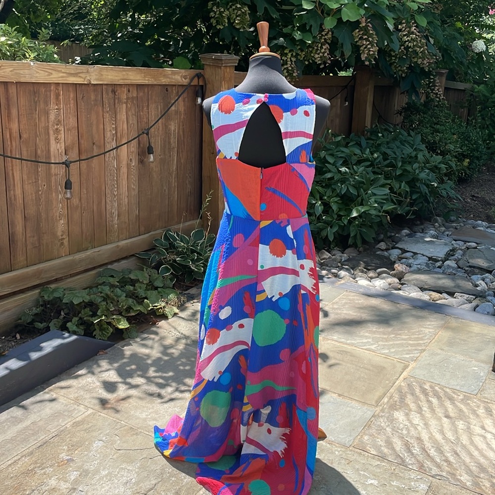(NEW) Anthropologie Coconinno Jenine Maxi Dress - Miami Vibes - Picture 11 of 16